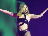 Lady Gaga en un concierto de Birmingham (reino Unido) en octubre de 2014.