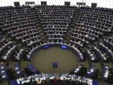 Vista general de una sesión plenaria del Parlamento Europeo en Estrasburgo (Francia).