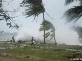 Imagen hecha pública por Unicef de los efectos del ciclón tropical Pam en Port Vila, Vanuatu.