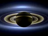 Recreación de Saturno, elaborada por la NASA.