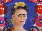 Autorretrato de Frida Kahlo que puede verse en el Centre Pompidou de Málaga.
