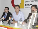 Ángel Feliciano Herrero, Joaquín Moreno y Luis Miguel López, de CCA.
