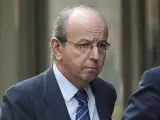 El exjefe de la Casa del Rey Rafael Spottorno, acudiendo al juzgado con motivo del caso de las 'tarjetas B' de Caja Madrid.