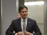 Marcos Rubio durante una votación en el Capitolio de Washington.