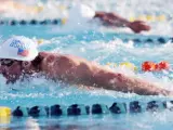 El nadador estadounidense y medallista olímpico Michael Phelps.