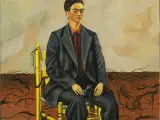 'Autorretrato con el pelo cortado', óleo de Frida Kahlo