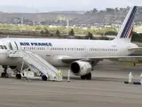 Imagen de archivo de un avión de Air France en el aeropuerto de Barajas.