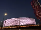 El nuevo Estadio Nacional de Baku, sede central de los Juegos Europeos cuya primera edición se organiza en 2015 en la capital de Azerbaiyán.
