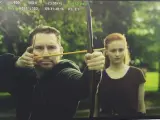 'X-Men: Apocalypse': Bryan Singer enseña tiro con arco a Sophie Turner