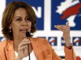 La presidenta en funciones del Gobierno de Navarra y de UPN, Yolanda Barcina, ha anunciado que abandona la política
