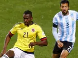 El delantero colombiano Jackson Martínez, en un partido de la Copa América.