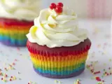 Cupcake arcoíris de Cupcakesadiario.com