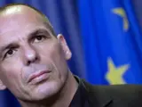 El ministro de Finanzas griego, Yanis Varufakis, en una rueda de prensa tras una reunión con el Eurogrupo el pasado 27 de junio.