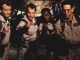 'Los Cazafantasmas' originales, de izquierda a derecha: Bill Murray, Dan Aykroyd, Ernie Hudson y Harold Ramis.