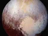 Imagen de Plutón difundida por la NASA
