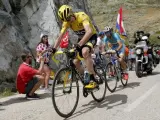 El ciclista británico Chris Froome, en la penúltima etapa del Tour 2015.