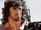 Sylvester Stallone en su papel de Rambo.
