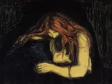 'Vampira', una de las obras que formarán parte de la exposición de Edvard Munch