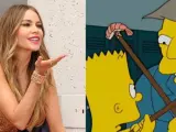 Sofía Vergara enamorará a Bart y Skinner este mes de septiembre.