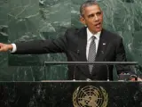 Barack Obama, durante su intervención ante la Asamblea General de la ONU.