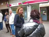 Sumelzo (PSOE) ha charlado esta tarde con vecinos del barrio de Torrero