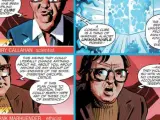 Una página de 'Sam Wilson: Capitán América nº2', en la que aparece Frank Marhuender.