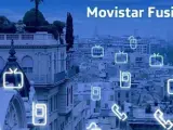 Imagen promocional de la oferta Movistar Fusión.
