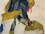 'Chicas arrodilladas', de Egon Schiele