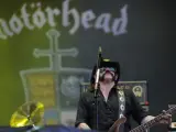 El cantante del grupo Motörhead durante el festival Rock in Rio Madrid en 2010.