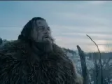 Leonardo DiCaprio en El renacido.