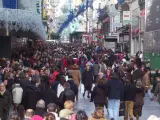 Imagen de archivo de la calle de Preciados, emblemática vía comercial de la capital madrileña.