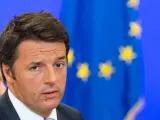 El primer ministro italiano Matteo Renzi en una cumbre europea.