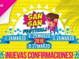 Cartel del Sansan Festival con las nuevas confirmaciones.