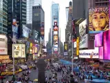 La publicidad ha convertido Times Square, intersección de Manhattan entre Broadway y la Séptima avenida, en un icono mundial.