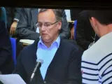 En la imagen, el excontable de Nóos, Marco Antonio Tejeiro, en el momento de su declaración.