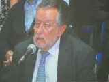 Alfonso Grau declarando como acusado en el juicio de Nóos