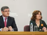 Vicente Guillén y María Victoria Broto, consejeros del Gobierno de Aragón