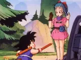 Encuentro de Goku y Bulma en el primer capítulo de 'Dragon Ball'.