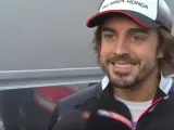 Fernando Alonso, en Montmeló.