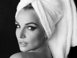 Britney Spears, en su posado con toallas para Mario Testino.