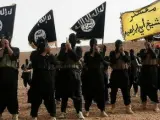 Terroristas de Estado Islámico, en una imagen tomada en Irak.