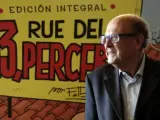 El dibujante Francisco Ibáñez, durante la presentación de la nueva edición integral de '13, Rue del Percebe'.