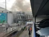 Explosión en el aeropuerto de Bruselas.