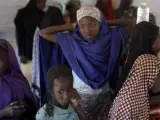 Niñas nigerianas que consiguieron huir de Boko Haram, en una escuela de UNICEF en Chad, en una imagen de archivo.