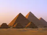 Imagen de las pirámides de Giza, en Egipto.