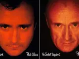 Carátulas de 'No Jacket Required', tercer disco de Phil Collins, en su versión de 1985 y en la de 2016.