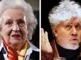 De izquierda a derecha y de arriba a abajo: Pilar de Borbón, hermana del rey Juan Carlos, el director de cine Pedro Almodóvar, el fútbolista Lionel Messi, o Micaela Domeq Beaumont, miembro de la familia Domecq , son algunos de los españoles cuyo nombre ha trascendido en relación con los denominados 'papeles de Panamá' sobre empresas opacas.