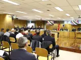 Interior de la sala de la Audiencia Provincial del juicio por el Madrid Arena