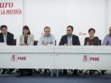 Primera reunión de trabajo del Comité Electoral del PSOE.