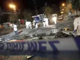 Foto de archivo de un atentado con coche bomba en Turquía.